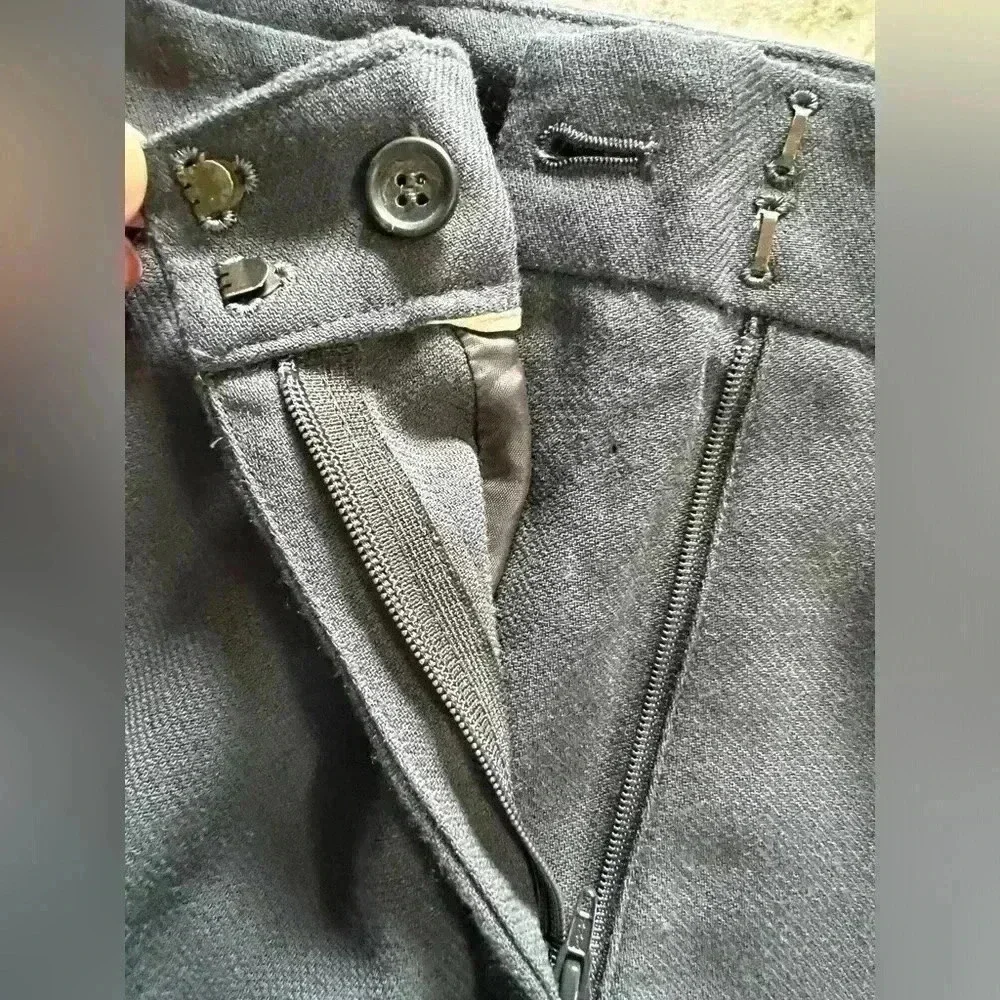 J. Crew Women’s Dark Gray Favorite Fit 100% Wool Dress Pants - Size 12